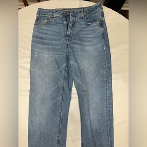 American Eagle Outfitters Women’s Straight Jeans - Light Blue